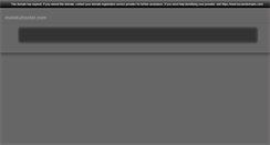 Desktop Screenshot of malekuhostel.com