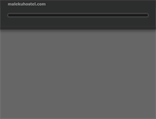 Tablet Screenshot of malekuhostel.com